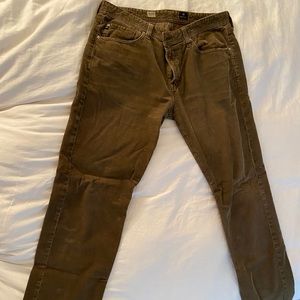AG Protege straight leg chord jeans 36x34